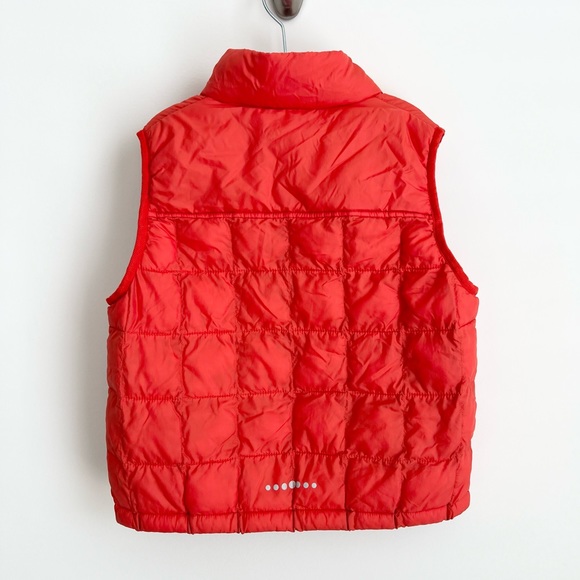 Uniqlo Kids Bright Vibrant Orange Puff Vest Size 5-6 - Picture 6 of 7